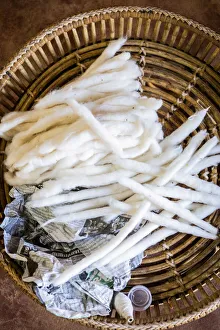 Cotton at a weaving factory in Chiang Rai, Northern Thailand, Thailand Cotton at a weaving factory in Chiang Rai, Northern Thailand, Thailand