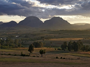 The countryside around Ambalavao in late afternoon light The countryside around Ambalavao in late afternoon light