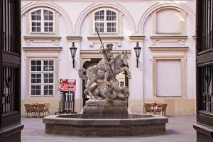 Courtyard in Primates Palace, Bratislava, Slovakia Courtyard in Primates Palace, Bratislava, Slovakia