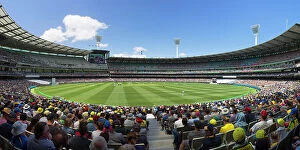 Australasia Collection: Cricket match at Melbourne Cricket Ground (MCG), Melbourne, Victoria, Australia