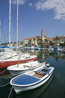 Croatia, Central Dalmatia, Brac Island, Mlina harbour Croatia, Central Dalmatia, Brac Island, Mlina harbour