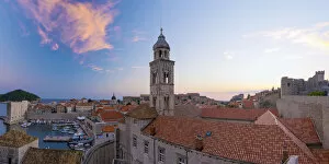 Images Dated 16th September 2012: Croatia, Dalmatia, Dubrovnik, Old Town (Stari Grad) from Old Town Walls, Dominican