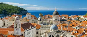 Balkans Collection: Croatia, Dubrovnik, View of the rooftops