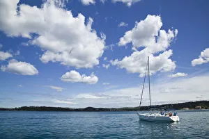 Croatia, Istria, Rovinj, waterfront, yacht Croatia, Istria, Rovinj, waterfront, yacht