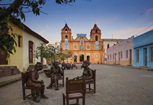 Cuba, Camaguey, Camaguey Province, Plaza Del Carmen, Iglesia de Nuestra Senora del Carmen