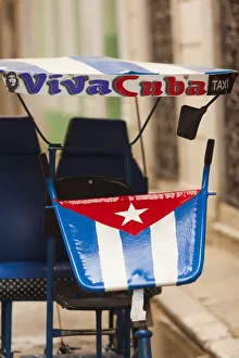Cuba, Havana, Havana Vieja, pedal taxi Cuba, Havana, Havana Vieja, pedal taxi