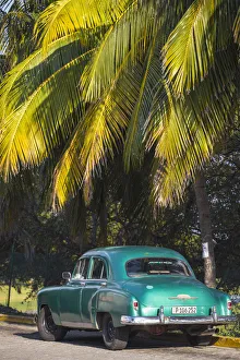 Cuba, Varadero, Classic vintage American car Cuba, Varadero, Classic vintage American car