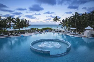 Cuba, Varadero, Swimming pool at The Melia Las Americas Hotel on Varadero beach Cuba, Varadero, Swimming pool at The Melia Las Americas Hotel on Varadero beach