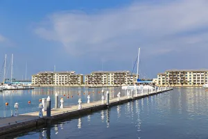 Cuba, Varadero, View of Marina and Melia Marina Varadero Hotel Cuba, Varadero, View of Marina and Melia Marina Varadero Hotel