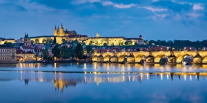 Czech Republic, Prague, Stare Mesto (Old Town). Charles Bridge and Prague Castle Czech Republic, Prague, Stare Mesto (Old Town). Charles Bridge and Prague Castle