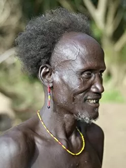 Images Dated 12th October 2005: A Dassanech man with a shock of hair