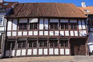 Denmark, Funen, Odense, Nedergade Street, Kramboden, old half timbered merchant's Denmark, Funen, Odense, Nedergade Street, Kramboden, old half timbered merchant's