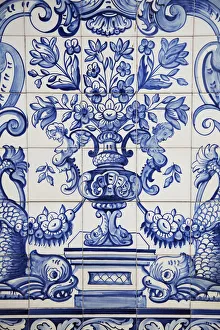 Details of tiles inside Leal Senado (Loyal Senate), Macau, China Details of tiles inside Leal Senado (Loyal Senate), Macau, China