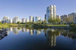 Devonian Harbour Park and Downtown Vancouver Skyline, Vancouver, British Columbia, Canada Devonian Harbour Park and Downtown Vancouver Skyline, Vancouver, British Columbia, Canada