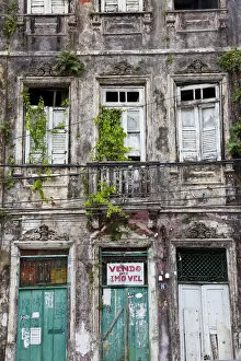 Images Dated 16th May 2012: Dilapidated building, Pelourinho, Salvador, Bahia, Brazil
