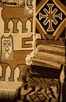 Display of rugs in a shop in Addis Ababas Merkato, or market Display of rugs in a shop in Addis Ababas Merkato, or market