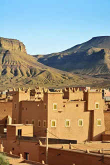 Djebel Saghro mountains and the kasbahs of Nkob. Morocco Djebel Saghro mountains and the kasbahs of Nkob. Morocco