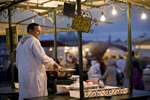Djemaa el-Fna at night, Marrakesh, Morocco, Africa Djemaa el-Fna at night, Marrakesh, Morocco, Africa