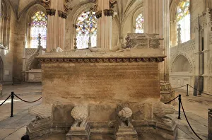 Dom Joao I late gothic tomb in the Batalha monastery, a UNESCO World Heritage Site Dom Joao I late gothic tomb in the Batalha monastery, a UNESCO World Heritage Site