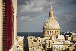 Dome of Basilica of Our Lady of Mount Carmel, Valletta, Malta Dome of Basilica of Our Lady of Mount Carmel, Valletta, Malta