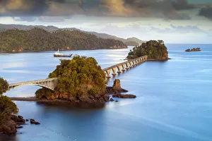 Dominican Republic, Eastern Peninsula De Samana, Semana, View of harbour and Los Puentes Dominican Republic, Eastern Peninsula De Samana, Semana, View of harbour and Los Puentes