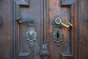 Door of Basilica, Gyor, Western Transdanubia, Hungary Door of Basilica, Gyor, Western Transdanubia, Hungary
