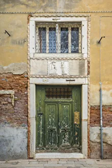 Doorway of building in Cannaregio, Venice, Veneto, Italy Doorway of building in Cannaregio, Venice, Veneto, Italy
