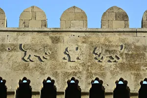 Detail of the Double City Gates (Qosa qala Qapisi) dating back to the 12th century Detail of the Double City Gates (Qosa qala Qapisi) dating back to the 12th century
