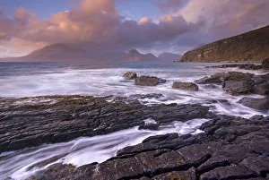 Dramatic coastal scenery at Elgol on the Isle of Skye, Scotland. Autumn (November) 2015 Dramatic coastal scenery at Elgol on the Isle of Skye, Scotland. Autumn (November) 2015