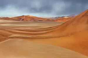 Swakopmund Collection: Dune landscape in Namib with fog - Namibia, Hardap, Dorob National Park