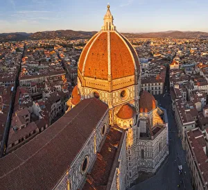 Duomo Santa Maria del Fiore and Skyline Over Florence, Italy Duomo Santa Maria del Fiore and Skyline Over Florence, Italy