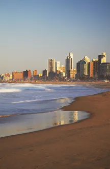 Durban skyline and beachfront, KwaZulu-Natal, South Africa Durban skyline and beachfront, KwaZulu-Natal, South Africa