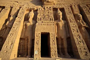 Lake Nasser Gallery: Egypt, Abu Simbel, Temple of Nefertari and Hathor