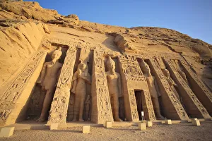 Lake Nasser Gallery: Egypt, Abu Simbel, Temple of Nefertari and Hathor