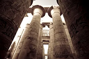 Egypt, Luxor, Karnak, Temple of Amun, Great Hypostyle Hall Egypt, Luxor, Karnak, Temple of Amun, Great Hypostyle Hall
