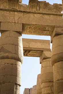 Egypt, Luxor, Karnak Temple, Hypostyle hall Egypt, Luxor, Karnak Temple, Hypostyle hall