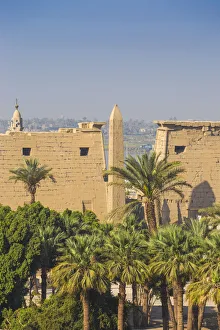 Egypt, Luxor, Luxor Temple, View of Luxor Temple Egypt, Luxor, Luxor Temple, View of Luxor Temple