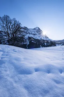 Eiger mountain, Grindelwald, Jungfrau Region, Berner Oberland, Switzerland Eiger mountain, Grindelwald, Jungfrau Region, Berner Oberland, Switzerland