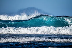 El Cotillo surfing wave, Fuerteventura, Canary Islands, Spain El Cotillo surfing wave, Fuerteventura, Canary Islands, Spain