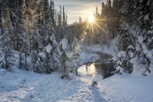 Emerald River in Winter, Yoho National Park, British Columbia, Canada Emerald River in Winter, Yoho National Park, British Columbia, Canada