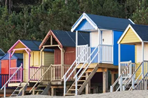 England, East Anglia, Norfolk, Wells-Next-The-Sea, Beach Huts England, East Anglia, Norfolk, Wells-Next-The-Sea, Beach Huts