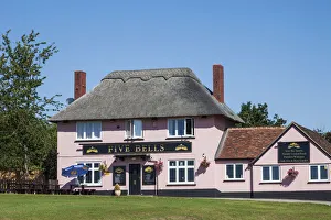 England, East Anglia, Suffolk, Cavendish, Country Pub England, East Anglia, Suffolk, Cavendish, Country Pub