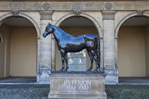 England, East Anglia, Suffolk, Newmarket, The National Horseracing Museum, Statue England, East Anglia, Suffolk, Newmarket, The National Horseracing Museum, Statue