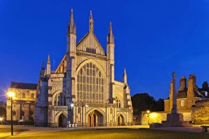 Images Dated 26th June 2012: England, Hampshire, Winchester, Winchester Cathedral