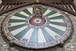 Images Dated 26th June 2012: England, Hampshire, Winchester, Winchester Castle, The Great Hall, The Arthurian Round