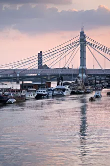 England, London, Battersea, Albert Bridge England, London, Battersea, Albert Bridge