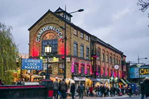 England, London, Camden, Camden Market, Market Hall exterior England, London, Camden, Camden Market, Market Hall exterior