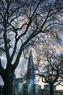 England, London, The Shard buildling from the Thames River England, London, The Shard buildling from the Thames River
