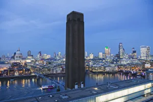 England, London, Southwark, Bankside, City Skyline View from Tate Modern England, London, Southwark, Bankside, City Skyline View from Tate Modern