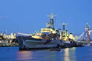 England, London, Southwark, Imperial War Museum, HMS Belfast England, London, Southwark, Imperial War Museum, HMS Belfast